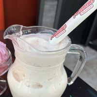 Vegan Vanilla Milkshake  at Rassam's Creamery in Sheffield