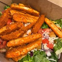 Vegan Buffalo chicken salad  at Nicky's of Beverly in Chicago