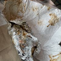 Vegan Jerk Chick’n on a Pita (It’s messy)  at Nicky's of Beverly in Chicago