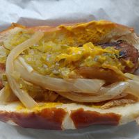 Vegan Brat at Nicky's of Beverly in Chicago