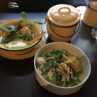 lunch - tofu green curry - 3 chillies 🔥  at Kin Khao in Ghent