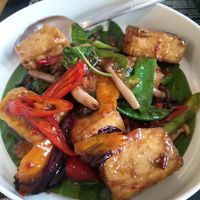 Spicy tofu at Kin Khao in Ghent