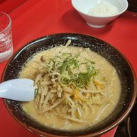 the large vegan ramen is pretty large! at Tokkyu Ramen in Kyoto