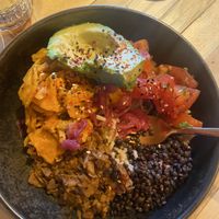 Jerked jackfruit   at Nutbutter in Dublin