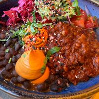 Mucho vegano with plant-based chorizo mince   at Nutbutter in Dublin