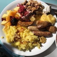 Frühstück buffet   at Tibits in Basel