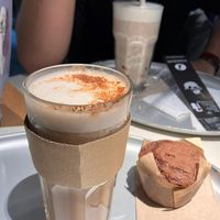 Latte Macchiato & Death by Chocolate Muffin at Tibits in Basel