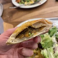 Mini calzone   at Tibits in Basel