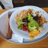 Vegan food at Tibits in Basel