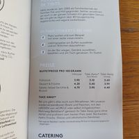 Prices at Tibits in Basel