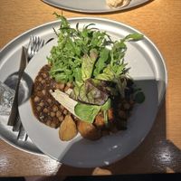 Punjabi chole, rocket, & a range of sides   at Tibits in Basel