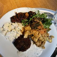 Vegan favorites from the lunch buffet 😀  at Tibits in Basel