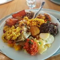 Vegan buffet  at Tibits in Basel