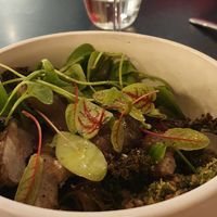 Aardpeer met porselein at Camion in Antwerpen