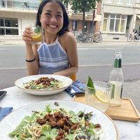 Incredible salad!  at Camion in Antwerpen