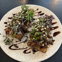 Toast with prepare  at Camion in Antwerpen