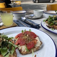 2x lunch menu, ginger tea & matcha latte  at Camion in Antwerpen