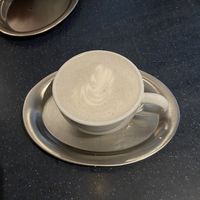 Black sesame latte  at Camion in Antwerpen