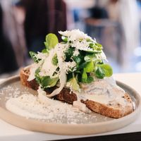 Toast champignons at Camion in Antwerpen