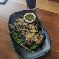 Stuffed mushrooms at Fat Badgers Pizza Bar in Queenstown