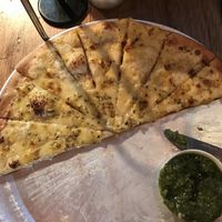  Vegan garlic bread with pesto  at Fat Badgers Pizza Bar in Queenstown
