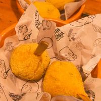 4 sabores veganos  at Titia Avó Maria Coxinha in Florianopolis