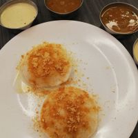 Idlis at Hub Grub in Kolkata