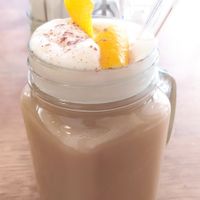 Chai latte at The Gardener's Nosh in Stuttgart