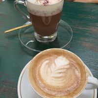 Soya (+€0.50) and almond (+€1) milk options at The Gardener's Nosh in Stuttgart