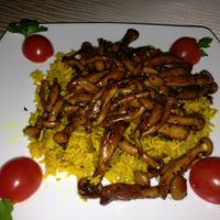 Casa Satya Shimeiji mushrooms at Casa Satya in Bucharest