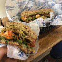 This sandwich was really good, and is vegan yaay at Delicious Sandwich and Juice in Kolding