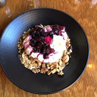 Vegan granola  at Halo in Queenstown