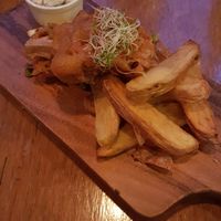 Vish and chips at Halo in Queenstown