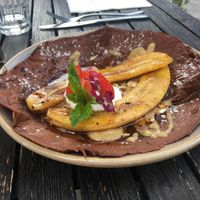 Dessert: Crepe - Vegan Tuesday at Halo in Queenstown