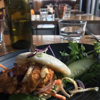 Entree: Crispy ButterMilk Chicken - Vegan Tuesday at Halo in Queenstown