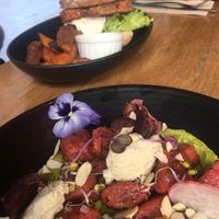 Main: Beetroot Gnocchi - Vegan Tuesday at Halo in Queenstown