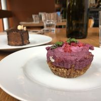 Raw cakes at Halo in Queenstown