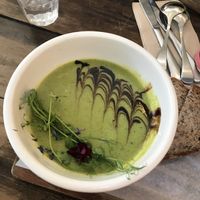 Vegan soup - yum! at Halo in Queenstown