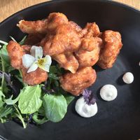 Cauliflower buffalo wings (no sauce ) at Halo in Queenstown