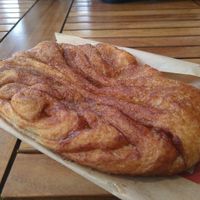 Vegan Franzbrötchen, looks like a croissant right? at Nur Hier - Bergstrasse in Hamburg