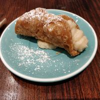 Cannoli with vanilla custard at Gardener's Lodge in Camperdown