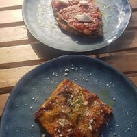 Lasagne and Calzoncino. 10/10 at Gardener's Lodge in Camperdown