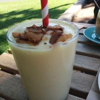 Tropical smoothie at Gardener's Lodge in Camperdown