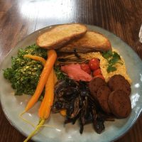 Big vegan breakfast- excellent  at Gardener's Lodge in Camperdown