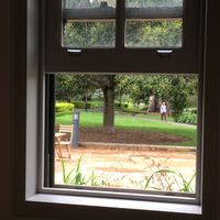 View from my table  at Gardener's Lodge in Camperdown