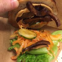 Vege Korea bagel at Bagel House in Aabo