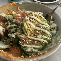 Falafel bowl  at Press in Dubbo