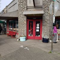 On the corner at Red Sauce Pizza in Portland