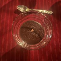 Vegan Chocolate Pudding  at Laguna Lodge & Zotz Restaurant in Santa Cruz La Laguna
