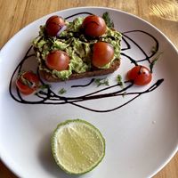 Avocado toastt  at Laguna Lodge & Zotz Restaurant in Santa Cruz La Laguna